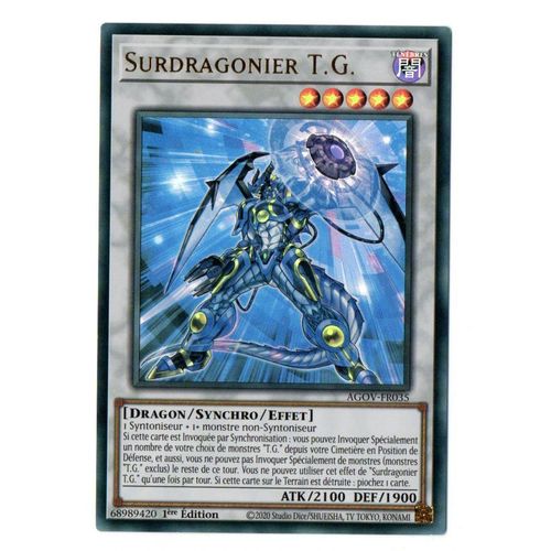 Yu Gi Oh Agov Fr035 Surdragonier T.G. Ultra Rare
