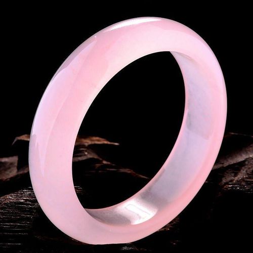 Bracelet En Jade Rose Naturel Pour Femmes, Sculpté À La Main, Bijoux Pour Dames, Cadeaux De Fête, Accessoires De Mode
