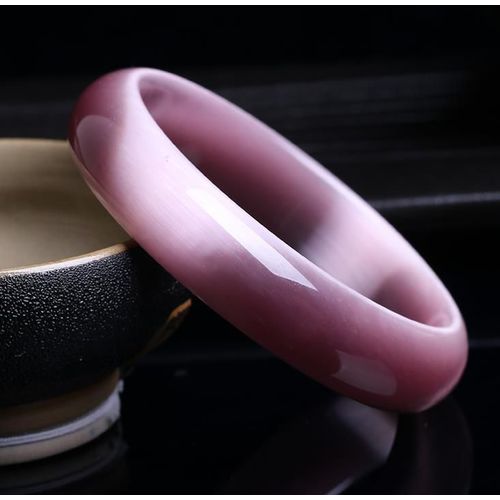 Bracelets En Pierre Naturelle ¿Il De Chat Rose Foncé Pour Femmes, Cadeaux Porte-Bonheur, Aide Au Mariage, Accessoires De Bijoux En Opale