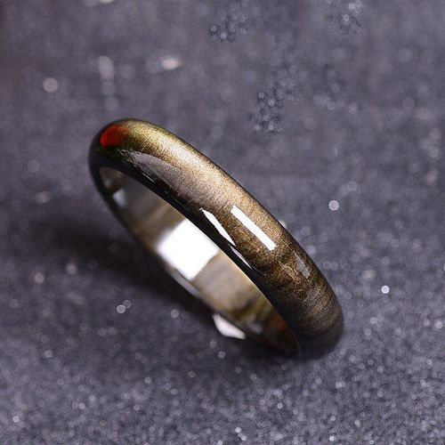 Bracelets En Obsidienne Naturelle Pour Femmes, Jours De Neige, Or, Noir, En Cristal, Porte-Bonheur, Bijoux Énergétiques Mauvais Esprits