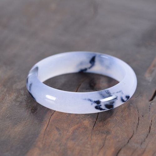 Bracelet En Pierre De Jade Naturelle Pour Femme, Véritable Bijou En Pierre De Jade Et De Calcédoine, Accessoire De Mode