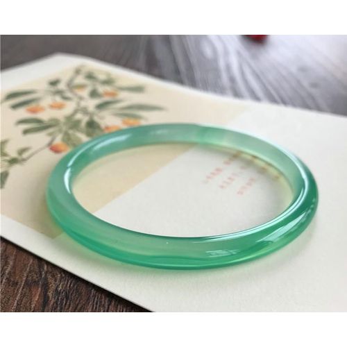 Bracelet En Jade Sculpté À La Main Pour Hommes Et Femmes, Accessoires De Mode Naturels, Bijoux Ronds, Cadeaux Authentiques