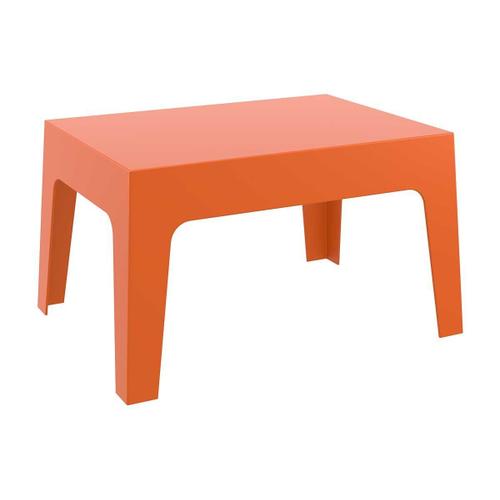 Table Basse De Jardin En Plastique Orange 50x70x43 Cm Mdj10171