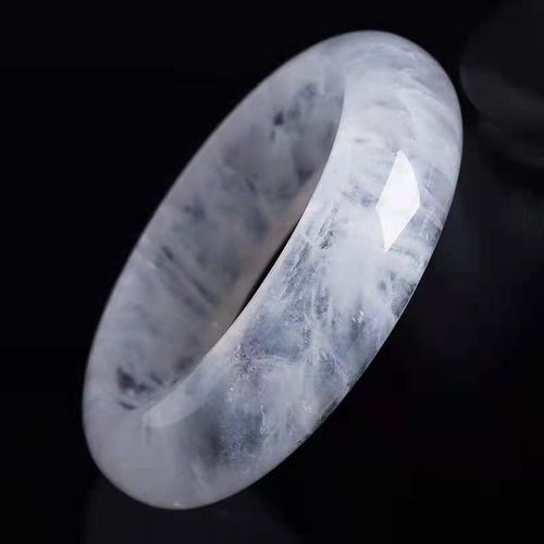 Bracelet En Cristal Naturel Fantôme Blanc Pour Filles Et Femmes, Bijoux Porte-Bonheur, Vision De Glace, À La Mode, Cadeau