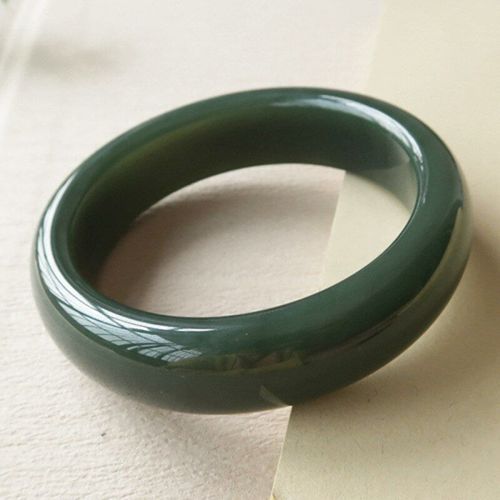 Bracelets En Jade Certifié Pour Femmes Et Hommes, Bijoux Fins En Pierre De Jades De Xinjiang Hetian, Vert