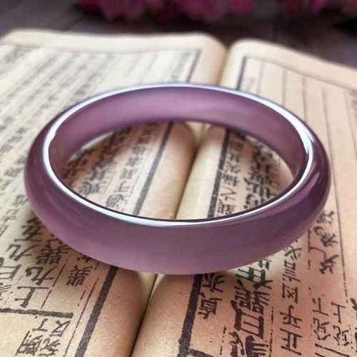 Bracelet En Jade Naturel Véritable, Bijou À Breloques, Accessoires Fins, Porte-Bonheur, Amulette, Cadeaux Pour Femmes, Violet