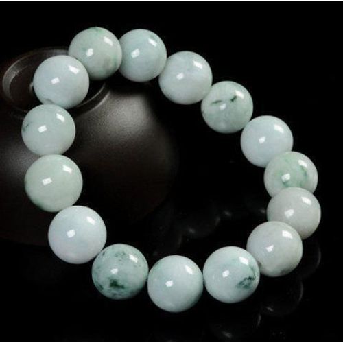 Bracelet Élastique En Jade Vert, Émeraude Naturelle, 13mm, Bijoux À Breloque, Sculpté À La Main, Pour Homme Et Femme, Cadeaux Porte-Bonheur, Amulette