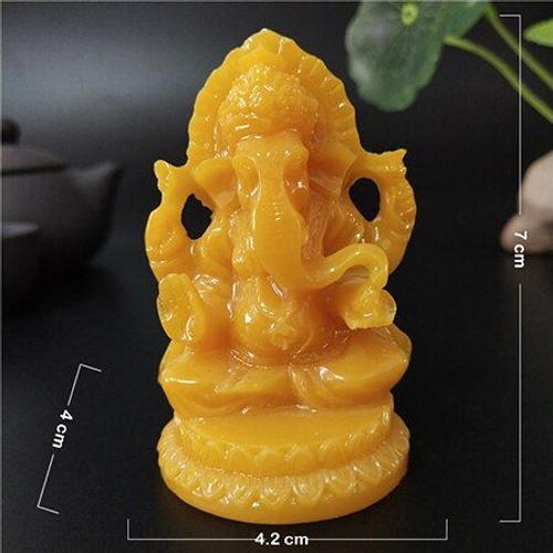 Statue De Seigneur Ganesha En Pierre De Jade Faite Par L'homme, Figurine De Bouddha, Éléphant, Décoration De Pot De Fleurs De Jardin