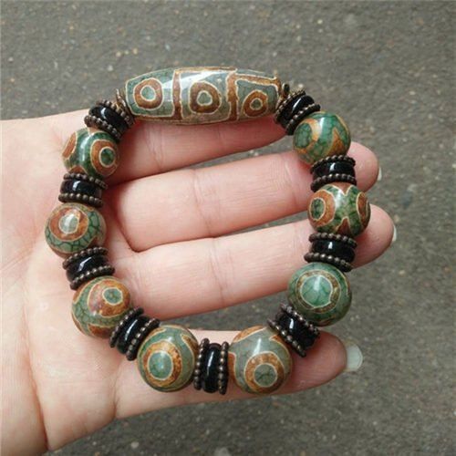 Bracelet En Jade Naturel Véritable Pour Femmes Et Hommes, Perles Rondes En Agate, Élastique, Bijoux En Pierre De Jades Fine