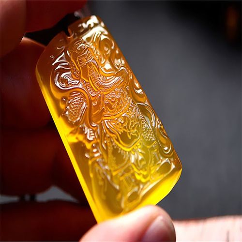 Collier En Calcédoine Jaune Sculpté À La Main, Divers Types De Glace, Pendentif, Accessoires De Mode, Cadeaux Porte-Bonheur Pour Hommes Et Femmes, Offre Spéciale