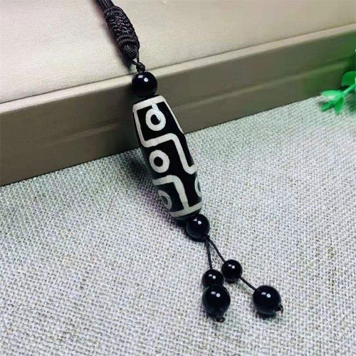 Collier En Agate De Jade Naturelle Sculptée À La Main, Pendentif En Perles Dzi, Bijoux À La Mode, Cadeaux Porte-Bonheur Pour Hommes Et Femmes, Offre Spéciale