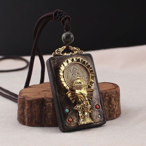 Pendentif Vintage De Dieu Éléphant Du Népal, Collier Porte-Bonheur Fait À La Main En Bois De Santal Rouge, Accessoires De Style Ethnique, Cadeaux Porte-Bonheur