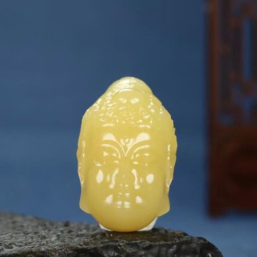 Collier Tête De Bouddha En Jade Beige Sculpté À La Main, Pendentif, Jouet, Bijoux, Accessoires, Cadeaux De Chance Pour Hommes Et Femmes, Offre Spéciale