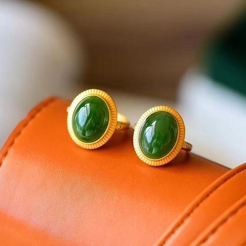 Bague Hetian Jade Vert Naturel, Anneau Ajustable En Argent Sterling S925, Anneau Simple Classique, Ornement De Nouilles Aux ¿Ufs