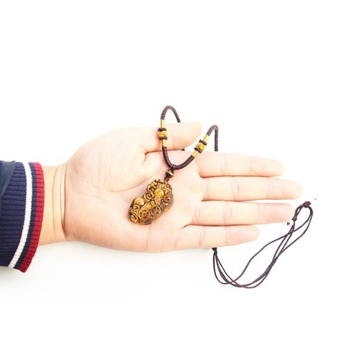 Collier Avec Pendentif En Pierre D'oeil De Tigre Pour Hommes Et Femmes