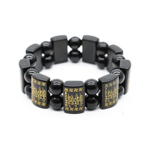 Bracelet En Obsidienne Noire, Bijoux En Jade Pour Femmes Et Hommes, Livraison Directe