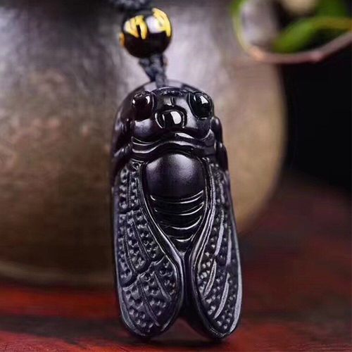 Pendentif En Pierre D'obsidienne Noire, Bijoux De Guérison En Cristal Noir