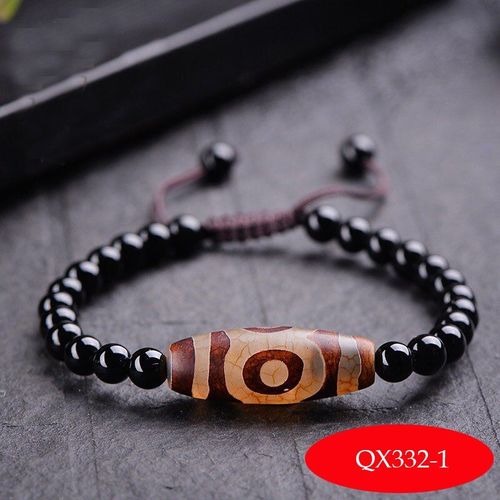 Bracelet En Agate Tibétain Tianzhu, Bijoux Faits À La Main Pour Hommes Et Femmes, Bracelet Perlé