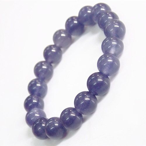 Bracelet Mala Tibétain En Cristal Naturel Pour Femmes, Perles Fantaisie D'améthyste, Prière De Bouddha, Bijoux Bouddhistes, 10mm