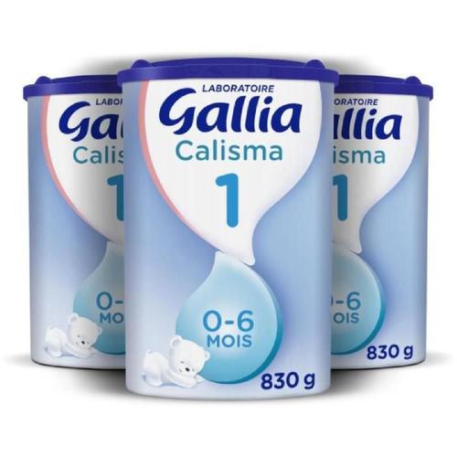 Gallia Calisma 1 Lait En Poudre Pour Bébé - 3 X 830 G - De 0 A 6 Mois