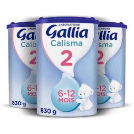 Gallia Calisma 2 Lait En Poudre Pour Bébé - 3 X 830 G - De 6 Mois A 1 An