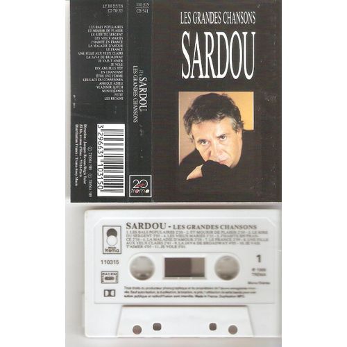 Michel Sardou :Les Grandes Chansons Cassette Audio