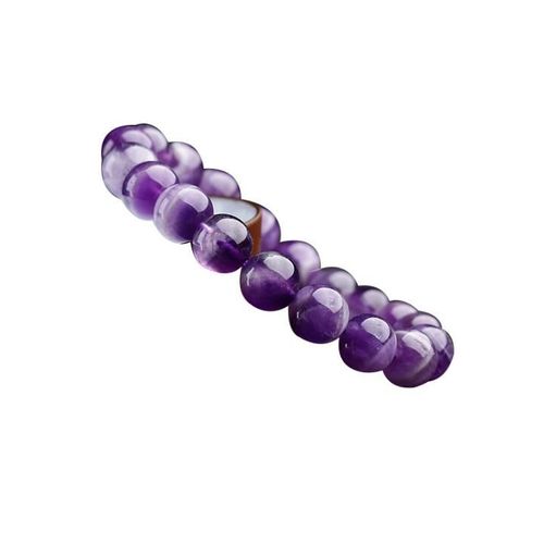 Bracelet Fantaisie Améthyste En Cristal, Anneau Unique, Chaîne À Main, Amoureux De La Mode, Bijoux Doux, Cadeaux Pour Hommes Et Femmes