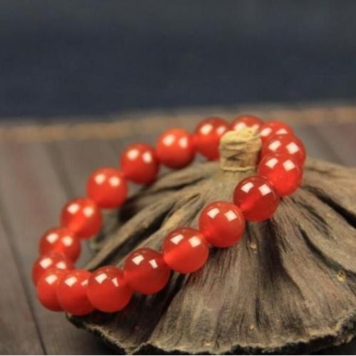 Bracelet En Agate Naturelle Pour Hommes Et Femmes, Bijou Circulaire Unique, Chaîne À Main, Ethnique, Vent, Point Scénique, Source De Cadeau