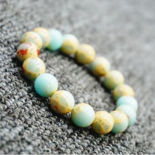 Bracelet En Pierre Pour Hommes Et Femmes, Petite Chaîne De Main, Douce, Tendre, Verte, Littérature Et Art, Simple, Boudoir, Amoureux Du Miel