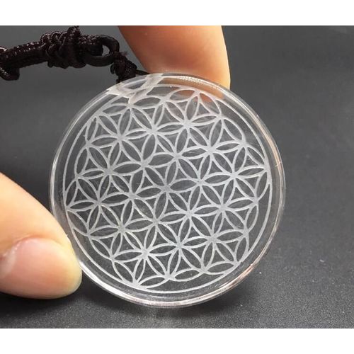 Pendentif En Cristal Blanc Naturel, 7 Pierres D'énergie, Cadeau De Vacances
