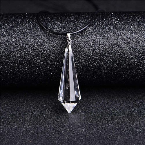 Pendentifs En Cristal Blanc Clair Naturel Pour Les Cristaux De Guérison Du Chakra Reiki