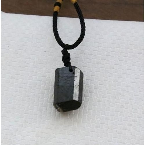 Pendentif En Pierre De Tourmaline Noire, Cristal Naturel, Nunatak, Chakra Énergétique, Purification D'énergie