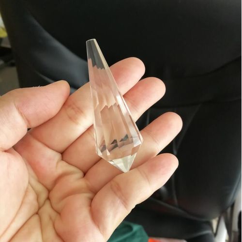 Pendentif En Cristal Blanc Naturel, Livraison Directe, Pendule Spirituel, Vente En Gros