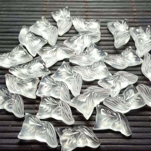 Pendentif En Cristal Blanc Pur Avec Renard, Livraison Gratuite, Vente En Gros