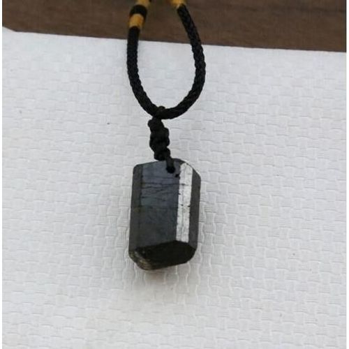 Pendentif En Pierre De Tourmaline Noire, Cristal Naturel, Nunatak, Chakra Énergétique, Purification D'énergie
