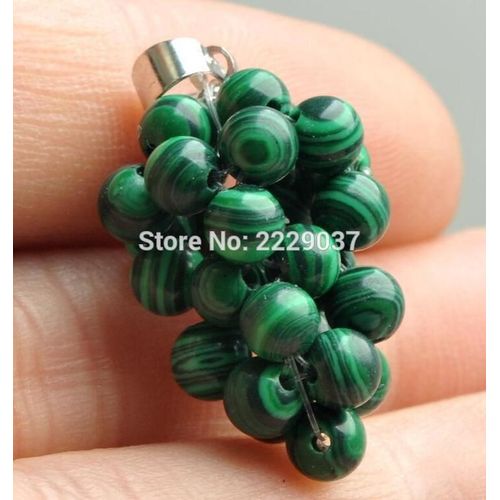 Pendentif En Pierre Brute Naturelle, Cristal De Malachite Violet, Vente En Gros, Livraison Gratuite
