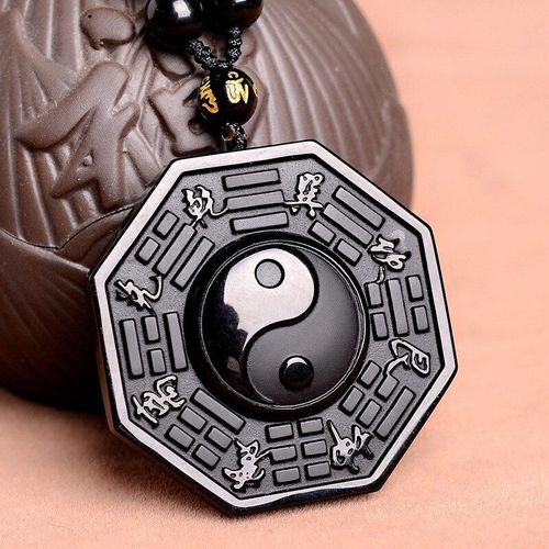 Baguette En Obsidienne Noire Naturelle Sculptée, Pendentif Amulette Porte-Bonheur + Collier Gratuit, Bijoux En Cristal À La Mode