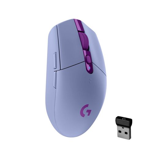 Souris de jeu sans fil Logitech G304 Lightspeed Violet