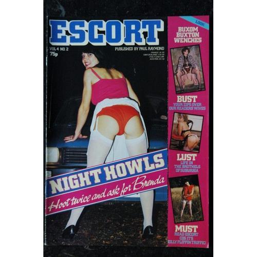 Escort Vol. 4 N° 2 - Night Howls The Girls Of Buxton Tina Gloria - 1984 Paul Raymond - Nude Erotic Vintage -