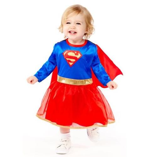 Déguisement Supergirl Bébé - Taille: 2-3 Ans (86-94 Cm)