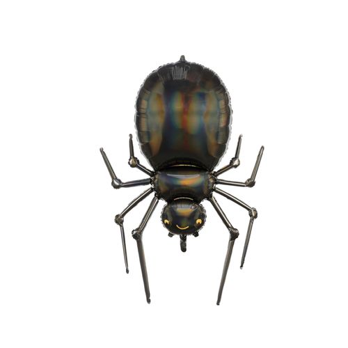 Ballon Aluminium Araignée Noir Métallisé 60 X 101 Cm