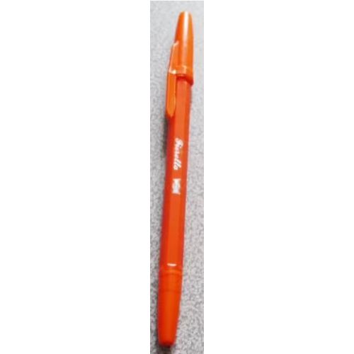Stylo À Bille Vintage Fiorella De Universal Avec Capuchon - Plastique Orange - Jamais Utilisé Mais Cartouche À Changer