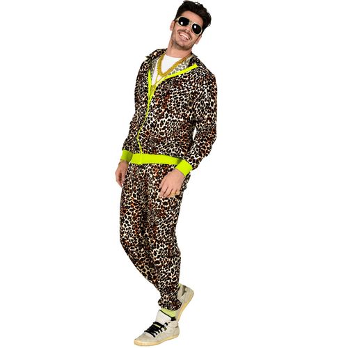 Déguisement Survêtement Léopard Années 80 Adulte - Taille: M