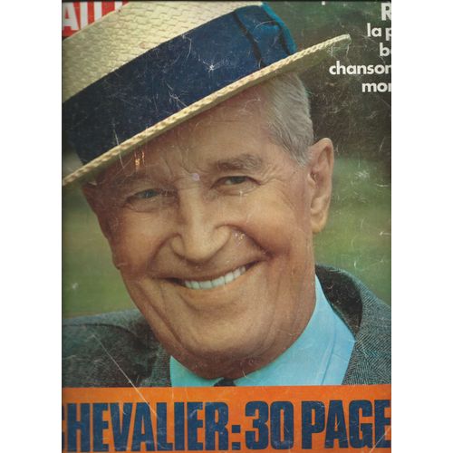 Paris Match 15/01/1972 Maurice Chevalier, Nixon La Chine Et L'u.R.S.S, Syvie Vartan, Ava Gardner, Cassius Clay, Raquel Welch, Dali, Aznavour, Ingrid Bergman, Gilbert Montagné, Karin Petersen