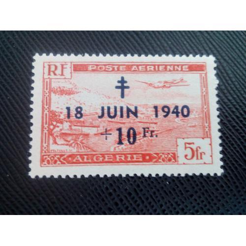 Timbre Algérie Yt Pa 8 Poste Aerienne-Airmail 1948 ( 0020305 )