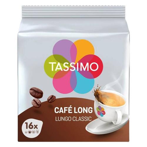 Dosettes Café Tassimo X16 Café Long Classique