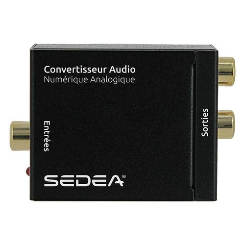 Adaptateur SEDEA OPTIQUE COAXIAL/RCA