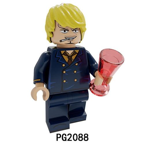 ONE PIECE 8PCS Figurines Action Luffy Bloc de Construction jouet Compatible  avec Lego Jouet Pour Enfans
