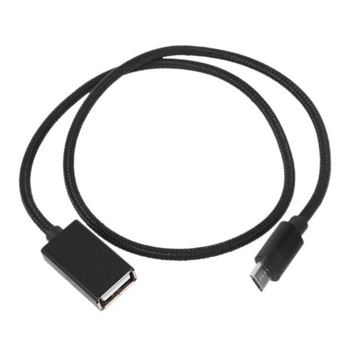 Câble adaptateur Micro USB type-c vers USB 2.0 femelle OTG, cordon de 50cm universel pour téléphone portable, tablette et ordinateur portable