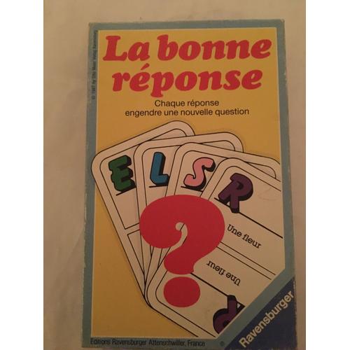 Jeu La Bonne Réponse Ravensburger 1987